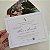 Convite Casamento c/ Envelope Forrado Aquarela - Imagem 2