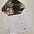 Convite Casamento c/ Envelope Forrado Aquarela - Imagem 1