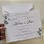 Convite De Casamento com envelope Folhagem - Imagem 2