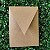 Envelope Vertical Para Convites cor Kraft - Imagem 1