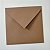 Envelope Quadrado Marrom Terroso Terracota - Imagem 2