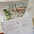 Convite Casamento Envelope Janela Aba reta Branco Fosco Aquarela - Imagem 5