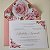Convite Casamento Envelope Forrado Rosa - Imagem 1