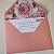 Convite Casamento Envelope Forrado Rosa - Imagem 2