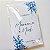 Sachê Aromático Personalizado Lembrancinha Azul - Imagem 2