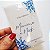 Sachê Aromático Personalizado Lembrancinha Azul - Imagem 1