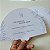 Leque Personalizado Casamento Ventarola Azul Serenity - Imagem 4
