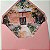 Convite Casamento Envelope Forrado Aquarela Rosa - Imagem 4