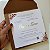 Convite Casamento Envelope Quadrado Terroso Terracota Boho Chic - Imagem 1