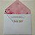 Convite 15 anos / Debutante com Envelope Branco Forrado Rosa Pink Metalizado Dourado - Imagem 3
