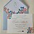Convite Casamento C/ Envelope FORRADO Azul Serenity Floral - Imagem 1