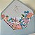 Convite Casamento C/ Envelope FORRADO Azul Serenity Floral - Imagem 4
