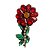 Bico de Pato : Flor Vermelha - Imagem 1