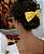 Laço Isabela de Crepe Amarelo Mostarda - Imagem 4