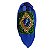 Turbante de Cetim Azul Bandeira do Brasil - Imagem 2