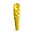 Tiara Alta de Trança de Cetim Amarelo - Imagem 2