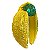 Turbante de Paetê Verde e Amarelo - Imagem 3