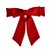 Laço Lívia P de Crepe Vermelho - Imagem 1