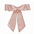 Laço Lívia M de Jacquard Rosa Claro com Brilho - Imagem 2