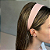 Tiara Flat de Crepe Rosa Claro - Imagem 2