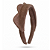 Tiara Heloisa Tweed Marrom - Imagem 1