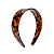 Tiara Flat de Acetato Tartaruga Marrom - Imagem 1