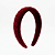 Tiara Veludo Enrolado Vinho - Imagem 1