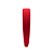Tiara Flat P Crepe Vermelho - Imagem 1
