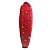 Turbante de Ráfia Vermelho com Miçangas Coloridas - Imagem 3