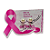 50 pares de brinco perola+tag outubro rosa - Imagem 1