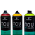 Kit NOU Cores Vivas: Verde Mundano, Vermelho e Amarelo - Seu Graffiti com Impacto! - Imagem 1