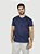 Camiseta 100% algodão penteado azul marinho - Imagem 1