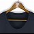 Camiseta malha Premium 100% algodão penteado azul marinho - Imagem 3