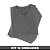 PACK 12 PEÇAS (2P, 4M, 4G, 2GG) - Camiseta malha Premium 100% algodão penteado cinza - Imagem 1