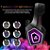 Fone de Ouvido Stereo Hunterspider V1 Gaming Microfone LED Luz - Imagem 2