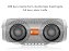 ZOP Falante Ao Ar Livre Portátil Sem Fio Bluetooth Speaker 10 w Sistema de Som Estéreo Altifalante com Microfone TF Cartão para o Telefone - Imagem 2