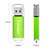 Pen drive usb portátil retangular 2.0, pendrive 8 gb 8 gb verde - Imagem 1