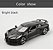 Bugatti Lavoiturenoire Alloy Modelo de Carro Esportivo - Imagem 5