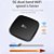 TV BOX X96 2.4GHz 5GHz Dual Band WiFi Quad Core ARM Cortex A53 X96A, 2GB - Imagem 4