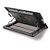 Base p/notebook c/1 cooler + 2 usb AC166 Multilaser PT - Imagem 3