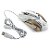 Mouse Óptico iMICE V6 LED Luz Colorida USB 6 Botões 3200 DPI (Branco) - Imagem 2