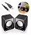 Caixas De Som 2.0 3w Rms Alimentação Usb Conexão P2 - Sp144 Cor Preto - Imagem 4