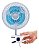Ventilador Mini 20cm Ventisol Base/clip Branco/azul Pessoal - Imagem 4