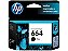 Cartucho de Tinta HP 664 Preto F6V29AB | Original 2ML - Imagem 1