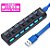 Hub USB 3.0 Expansor múltiplo com interruptor PA PC 7 Portas - Imagem 1