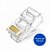 Conector RJ-45 Cat5e Exbom 100 unidades - Imagem 3