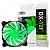 Cooler Fan 120mm com LED Verde DX-12F - Verde - Imagem 4