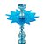 Narguile Completo Hookah King Royale Vaso Azul - Azul - Imagem 2