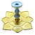 Narguile Mani Sultan Completo - Dourado Com Azul - Imagem 2