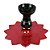 Narguile Amazon Prime Completo Onix Vermelho Vaso Chamma - Imagem 2